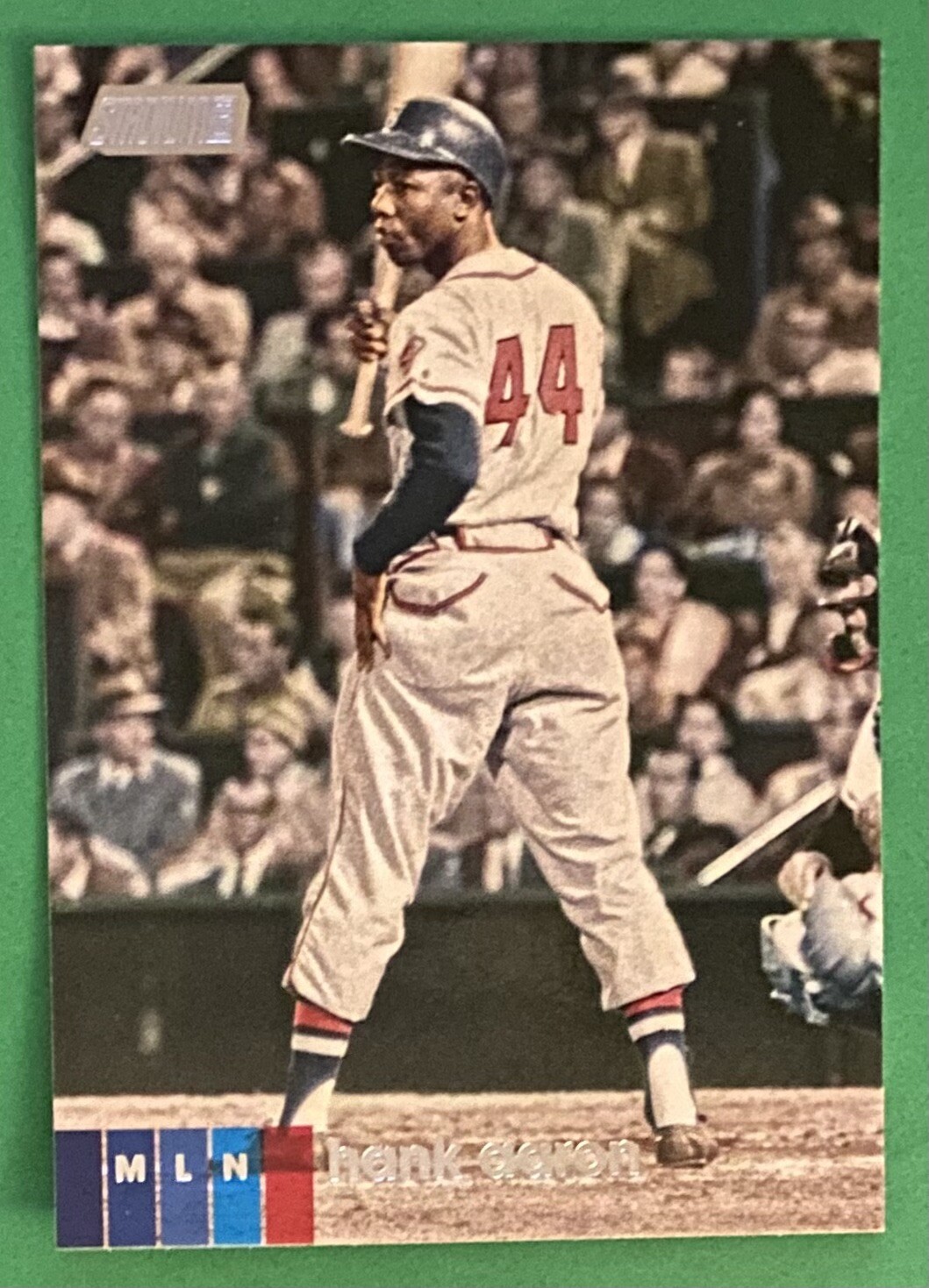 2020 Topps Stadium Club SP Image Variation Hank Aaron #192 Braves