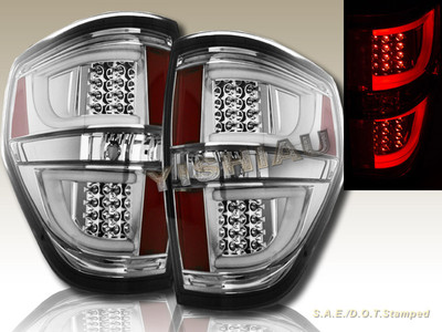 2009-2014 Ford F-150 F150 Chrome Housing G2 LED Rear Break Tail Lights Pair