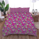 Leisurely Skull 3D Print Duvet Quilt Doona Covers Pillow Case Bedding Sets