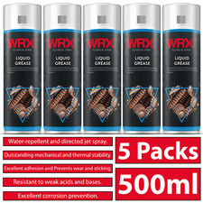 5X WRX Liquid Grease 500ml Adhesion Grease Spray Treat Mechanical Parts Of Metal