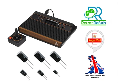 RETRO-REFURB Atari 2600 CX2600 Recap Kit Capacitor Replacement Repair Kit Fix Atari