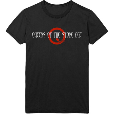 Queens Of The Stone Age - Text Logo - Black t-shirt