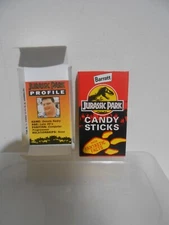 Barratts Jurassic Park  (Dennis Nedry) Empty Sweet Packet incl. Slider