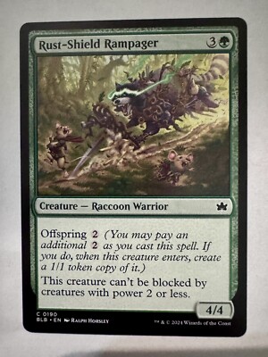 Rust-Shield Rampager [Bloomburrow] Magic MTG 0190 | BLB Common