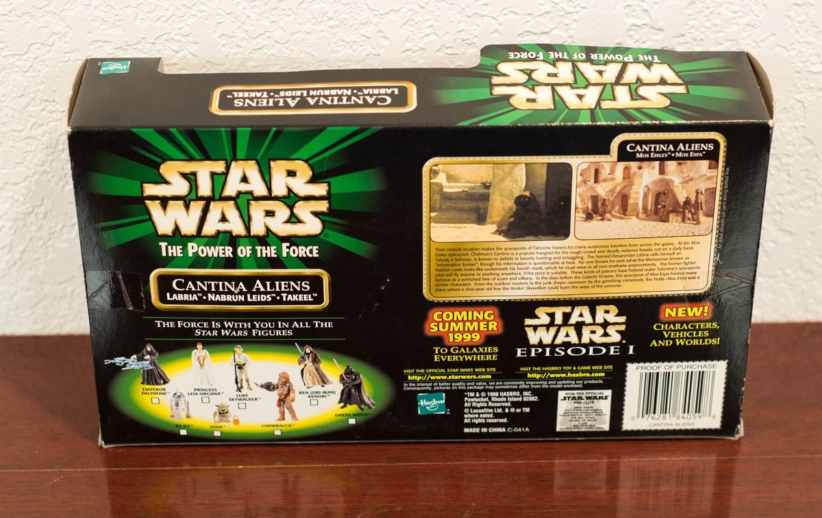1998 STAR WARS POWER OF THE FORCE CANTINA ALIENS ACTION FIGURE 3