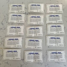 Lot (15) Vintage Pan Am Clipper Cheer Drink Coupon