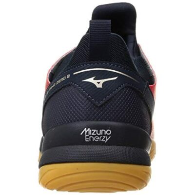 MIZUNO Badminton Shoes WAVE FANG ZERO 2 Red Gold Navy 71GA2190 US7