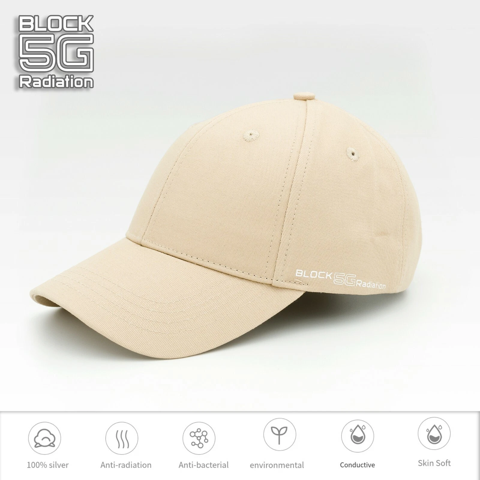 Anti Radiation Cap EMF Protection Baseball Cap Shielding Hat Unisex Solid Color
Opens in a new windo