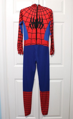 Original Spiderman Costume, Size XXL, Red/Blue, - Picture 3 of 10