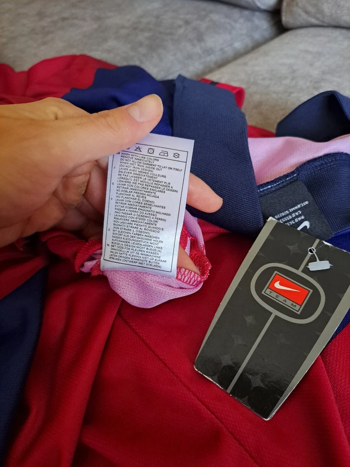 FC BARCELONA  Jersey Football Shirt Trikot Home Original XXL NIKE NEW BNWT - Imagen 4 de 4