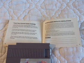 NINTENDO NES BLADES OF STEEL HOCKEY VIDEO GAME BOX MANUAL 1988 KONAMI JAPAN