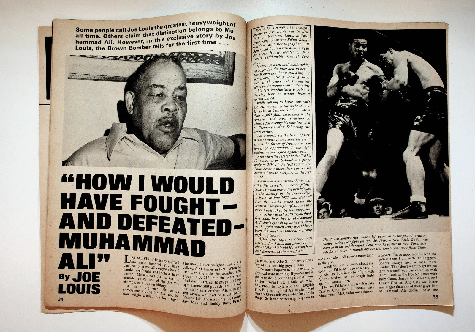 1976 May World Boxing Magazine Joe Louis Muhammad Ali Roberto Duran Kenny Norton - 画像4/7