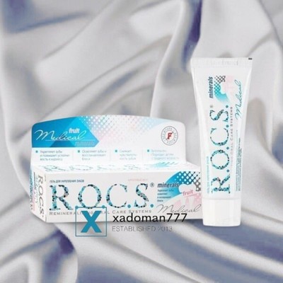 Zahnpasta R.O.C.S. Remineralisierendes Gel Medical Minerals Frucht 35 ml ROCS РОКС Ф