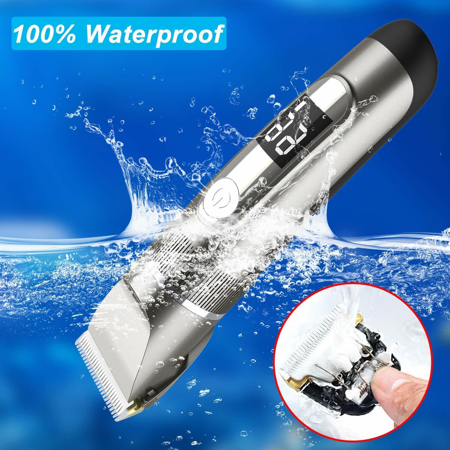 POLENTAT Professional Rechargeable Hair Clippers Trimmer LAM938 Titanium blade eBay