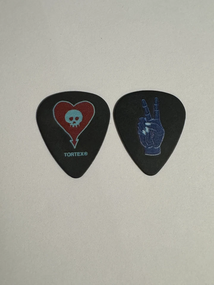 ALKALINE TRIO Matt Skiba Tour Edición Guitarra Pick Blink 182 Raro Foto 2 de 3