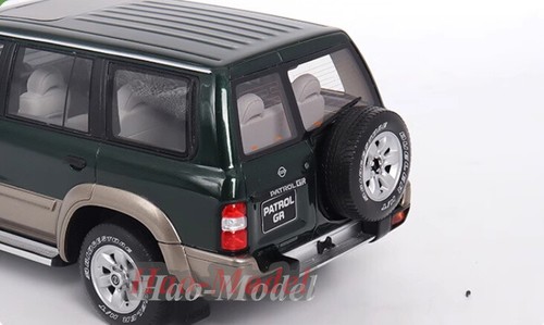 OTTO 1:18 NISSA PATROL GR Y61 1998 Model Resin Diecast Metal Toy Ornament Green - Foto 6 di 13