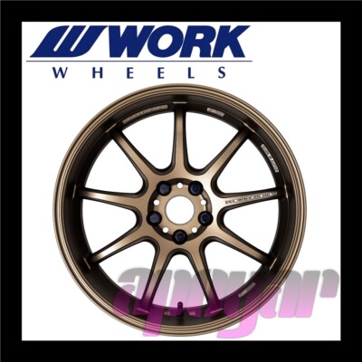 WORK EMOTION D9R WHEEL (1pcs) 19 inch 9.5J 38 5H 114.3 Ashed