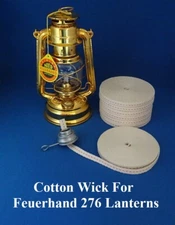 Feuerhand 276 Lantern Cotton Wick 3 Meters Red Stripe FREE Shipping Worldwide