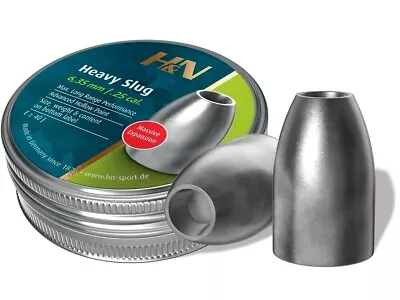 Hatsan Haendler & Natermann H&N Heavy Slug .25 Cal 42gr Airgun Pellets 100ct