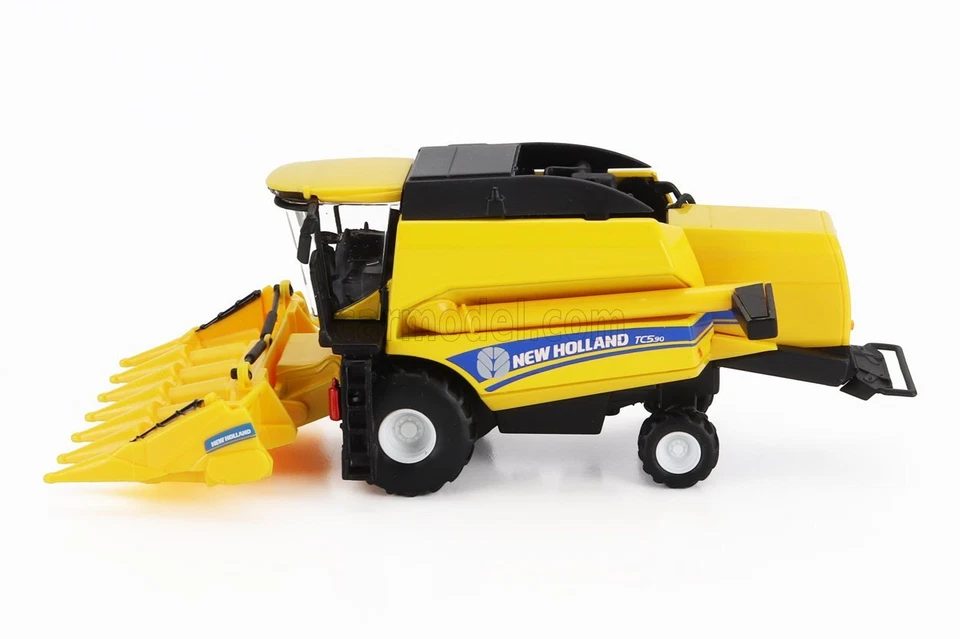 MODELLINO AGRICOLO STATICO BURAGO NEW HOLLAND MIETITREBBIA HARVESTER SCALA 1/50 - Immagine 3 di 4