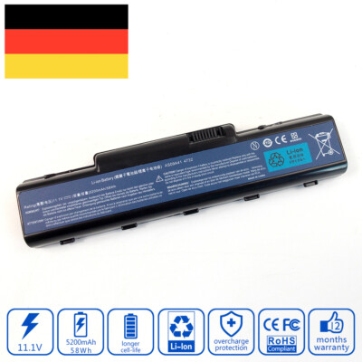 Akku für eMachines E527-902G16MIKK E527-902G25MN E625-203G16MI D525 Laptop