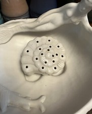 Large Vintage Van Briggle Pottery Mermaid 'Siren of the Sea' Bowl  Flower Frog