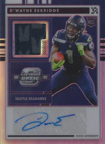 2021 Panini Contenders Optic D'Wayne Eskridge #RPA-DWE