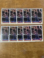 (10) 1992-93 UPPER DECK McDONALD’S #P26 DERRICK COLEMAN CARD LOT NEW JERSEY NETS