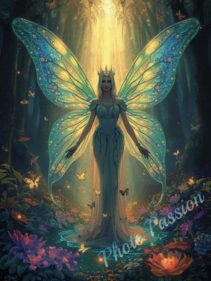 Fee Fee Königreich Fantasie Poster Kunstdruck A4 (2885)