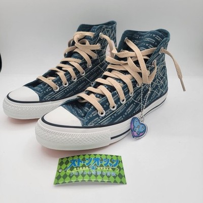 Converse x JoJo ALL STAR HI ''JOLYNE CUJOH'' Stone Ocean US7 w/Charm Box Near Mint