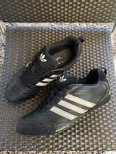 Adidas Goodyear Cuero Tenis Zapatos Y2K Hombres US11 1/2 Uk11 Eu46 29,5 Cm Negro