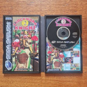Clockwork Knight 2 (Sega Saturn, 1995 PAL) Complete With Manual CIB VGC