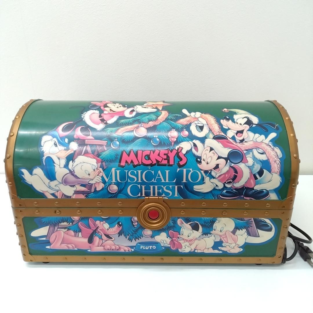 Disney Mr. Christmas Mickey's Musical Toy Chest Vintage Music Box