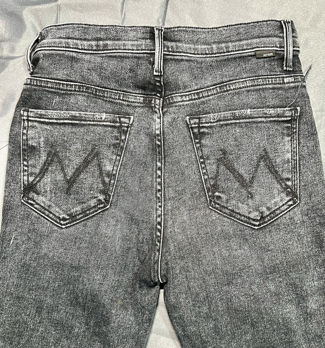 MOTHER The Tomcat Ankle Jeans Size 27 Raw Hem "Hitting The Pavement" Wash View 4