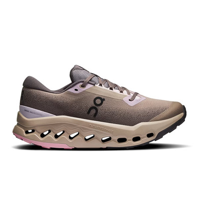 ON - DAMEN STOFF SNEAKER SCHUHE WATERPROOF CLOUDSURFER TRAIL 2WP TAUPE