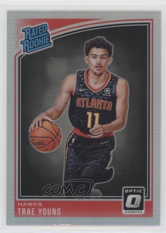 2018-19 Panini Donruss Optic Rated Rookie Holo Prizm Trae Young #198