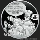 2023 1OZ Bitch Slap Banksters Proof  .999 Silver Shield Mini-Mintage 505 Minted