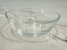 Vintage Clear Glass Duralex Small Dessert Bowl 7oz capacity