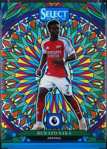 SAKA☆ページ 2024-25 Panini Select FIFA England Bukayo Saka Field Level Zebra