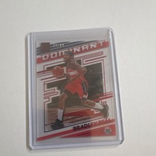 2020-21 Panini Clearly Donruss Dominant Red Bradley Beal #7 /49 Wizards NBA