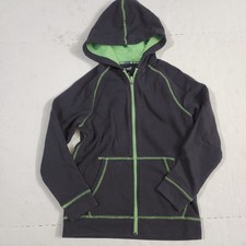 Tek Gear Hoodie Boys Medium Black Green Ultrasoft Fleece Jacket Hoodie Kohls