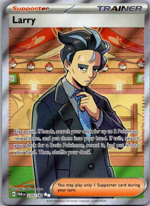 Larry Ultra Rare SV04: Paradox Rift 235/182 NM