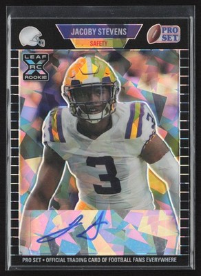 2021 LEAF PRO SET #PA-JS1 JACOBY STEVENS AUTO BLACK /20