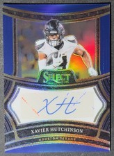 2024 Select Signature Blue Prizm /149 Xavier Hutchinson #SP-XHN Houston Texans