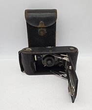 Antique 1914 Eastman Kodak No. 1A Folding Pocket Film Camera  Case not tested