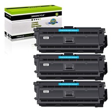 3PK Cyan Toner CF361A Fits for HP 508A Color Laserjet Enterprise MFP M577f M553x