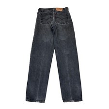 Vintage 90s Levi's 550 Relaxed Fit Tapered Leg Black Jeans 31x32 Made in USA