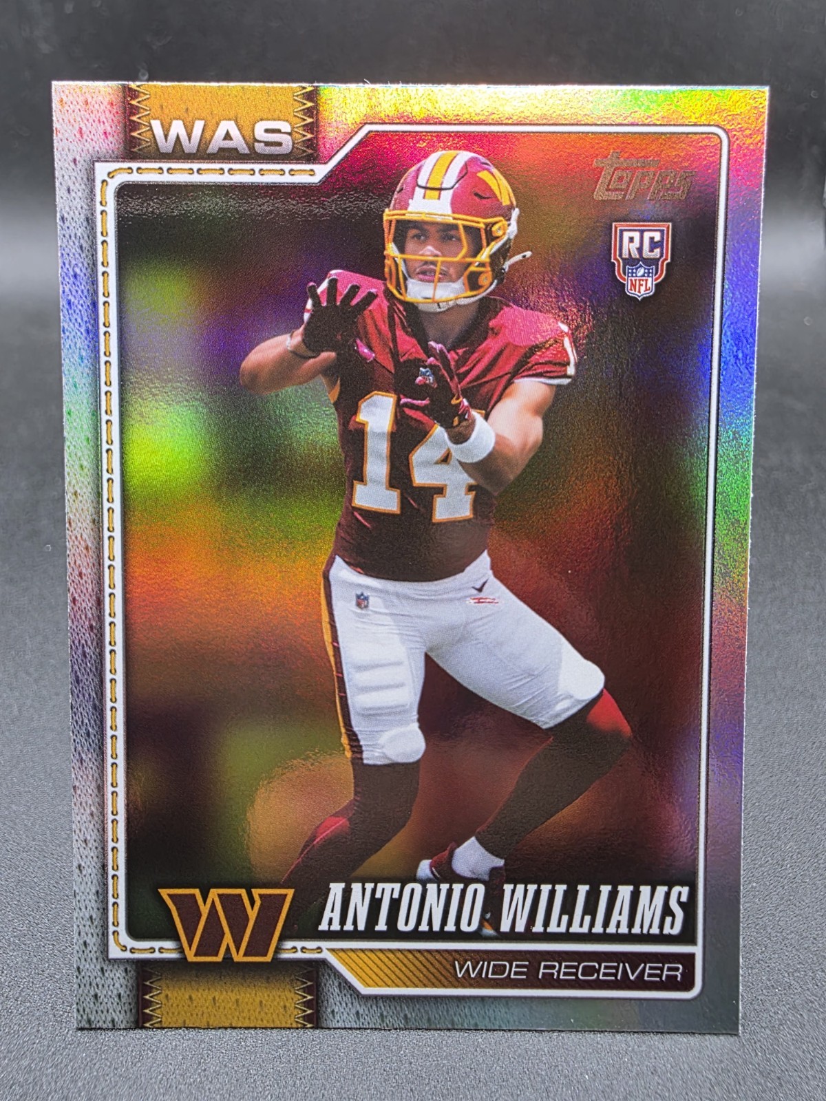 Topps 2026 Antonio Williams Rookie Rainbow Foil RC #328 WSH Commanders NFL