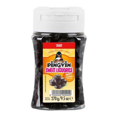 Toms Pingvin Sweet Liquorice Süßes Lakritz 270g