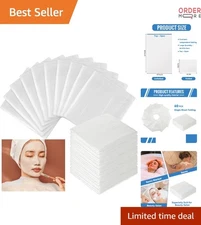 Disposable Sauna Blanket Liners Plastic Sheeting 60 Pcs for Body Wraps Spa